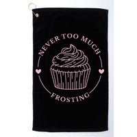 Never Too Much Frosting Cupcake Baker Golf Towel
