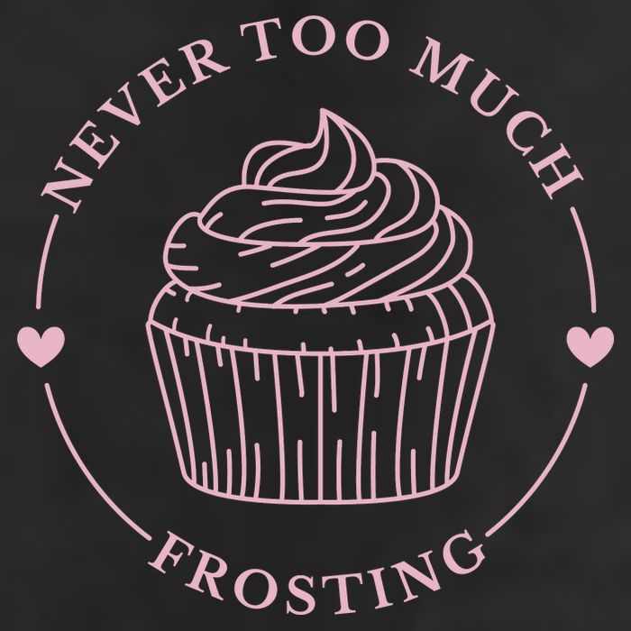 Never Too Much Frosting Cupcake Baker Golf Towel