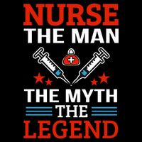 Nurse The Man The Myth The Legend Cooling Performance Crew T-Shirt