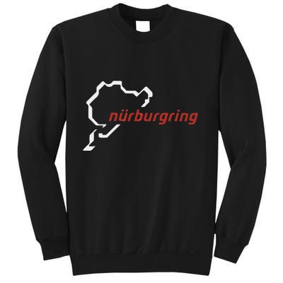 Nurburgring Track Map Graphic Hoody Sweatshirt