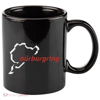 Nurburgring Track Map Graphic Hoody 11oz C Handle Ceramic Mug