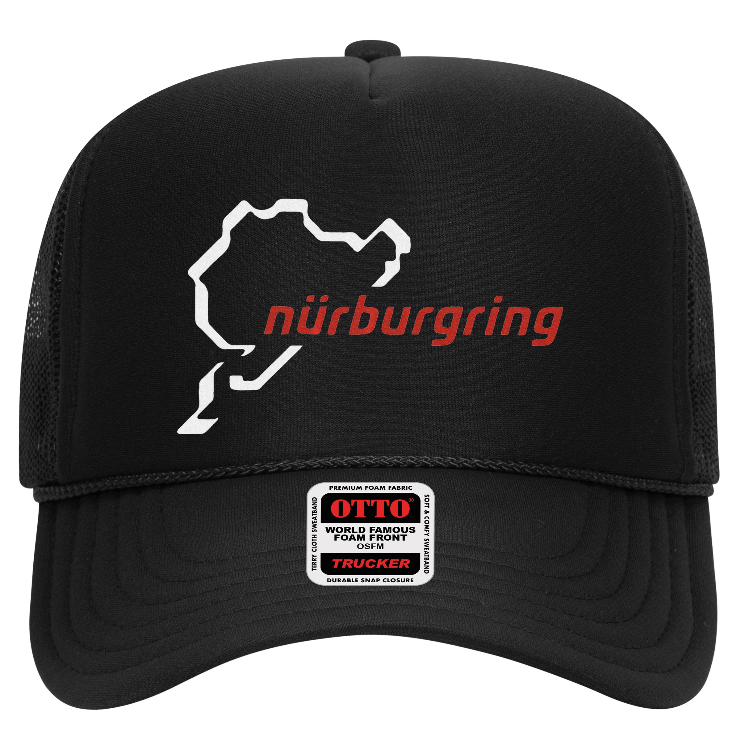 Nurburgring Track Map Graphic Hoody Hat