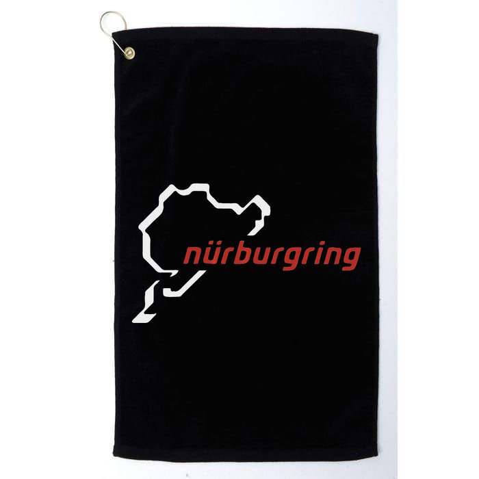Nurburgring Track Map Graphic Hoody Golf Towel