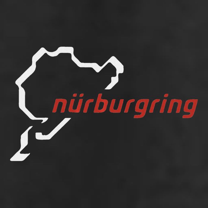 Nurburgring Track Map Graphic Hoody Golf Towel
