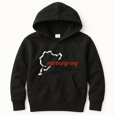 Nurburgring Track Map Graphic Hoody Kids Hoodie
