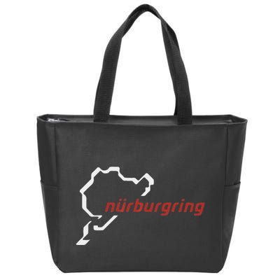 Nurburgring Track Map Graphic Hoody Zip Tote Bag