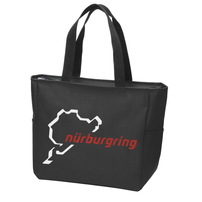 Nurburgring Track Map Graphic Hoody Zip Tote Bag