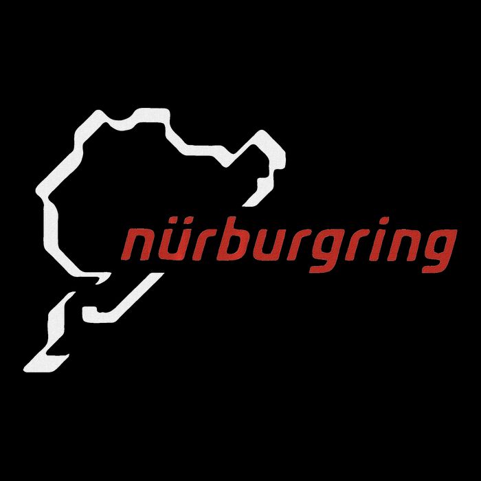 Nurburgring Track Map Graphic Hoody Zip Tote Bag