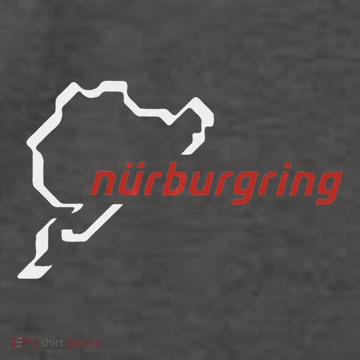 Nurburgring Track Map Graphic Hoody Vector Backpack