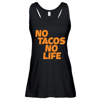 No Tacos No Life Ladies Essential Flowy Tank