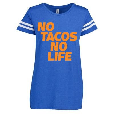 No Tacos No Life Enza Ladies Jersey Football T-Shirt