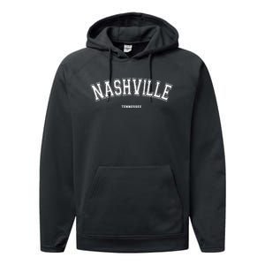 Nashville Tennessee Performance Fleece Hoodie