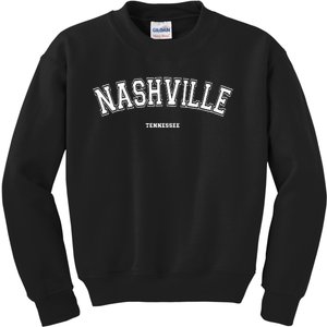 Nashville Tennessee Kids Sweatshirt