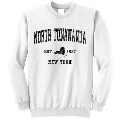 North Tonawanda New York Ny Vintage Established Athletic Sports Design Sweatshirt