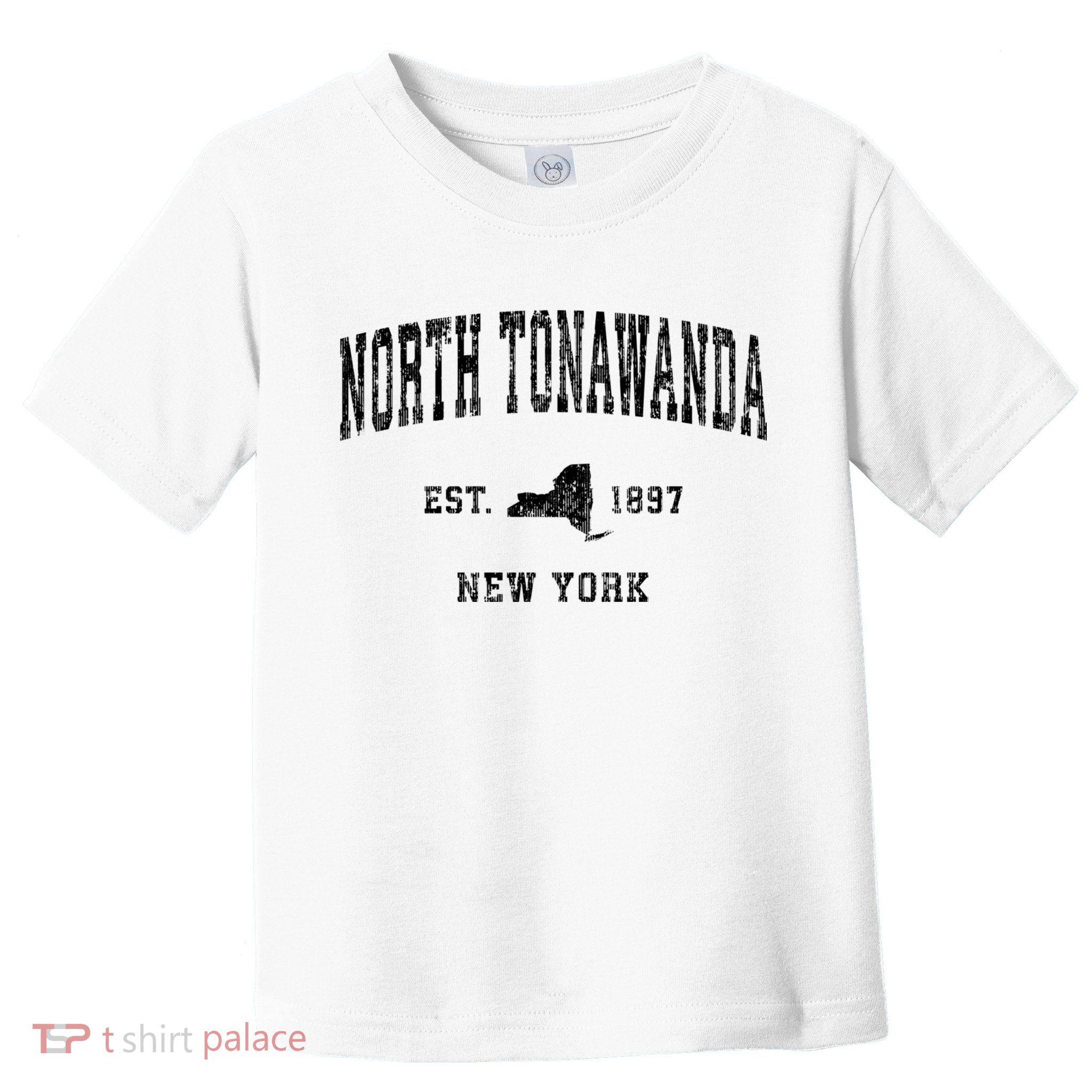 North Tonawanda New York Ny Vintage Established Athletic Sports Design Toddler T-Shirt
