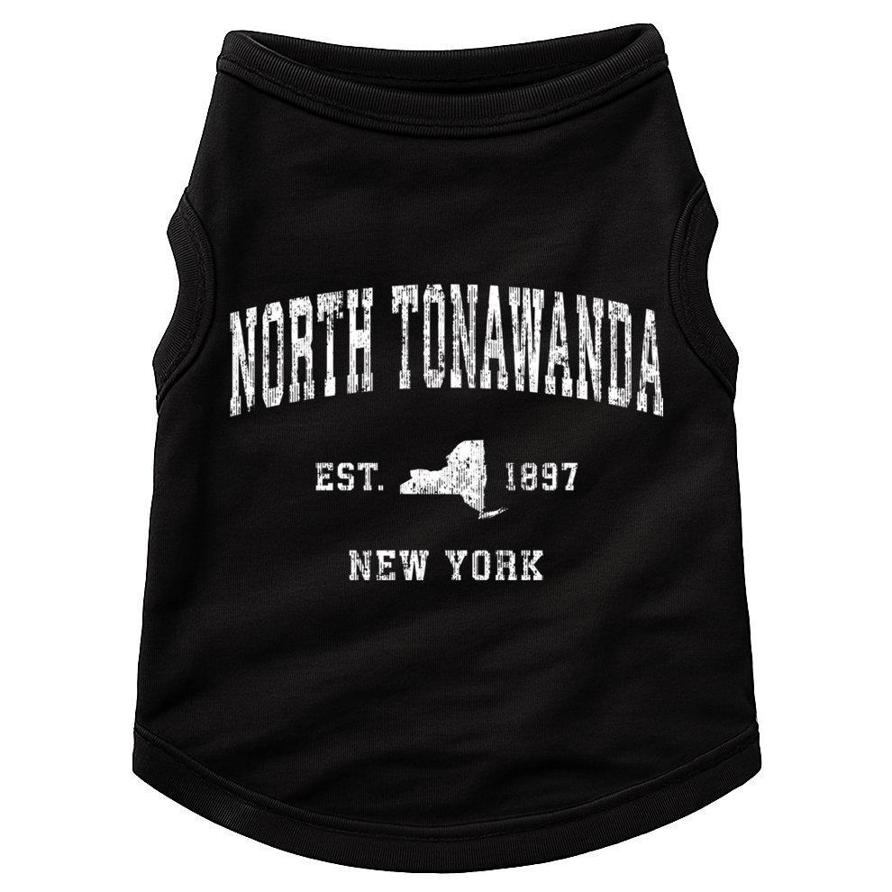 North Tonawanda New York Ny Vintage Athletic Sports Doggie Tank