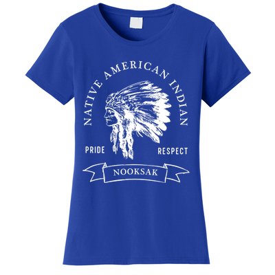 Nooksak Tribe Native American Indian Pride Respect Vintage Gift Women's T-Shirt