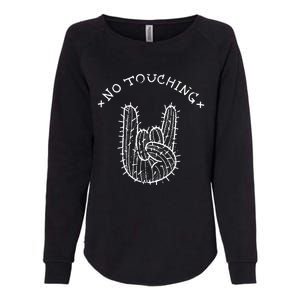 No Touching Womens California Wash Sweatshirt