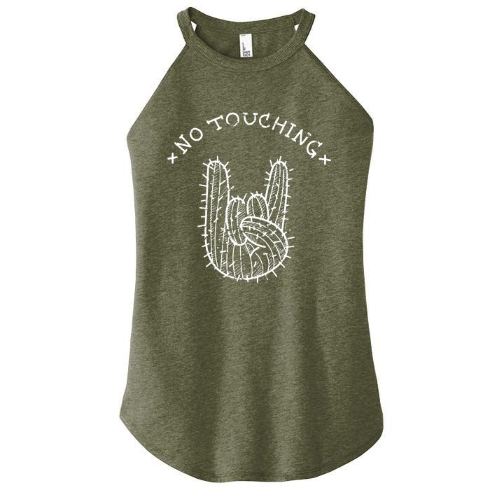 No Touching Women's Perfect Tri Rocker Tank