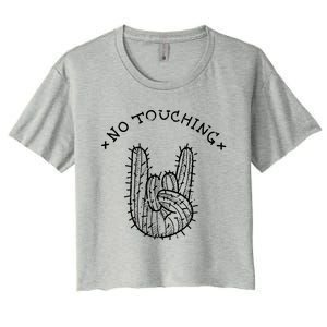 No Touching Women's Crop Top Tee