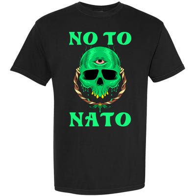 No To NATO Anti War Peace Ukraine Garment-Dyed Heavyweight T-Shirt