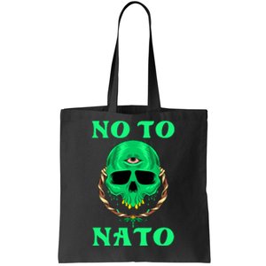 No To NATO Anti War Peace Ukraine Tote Bag