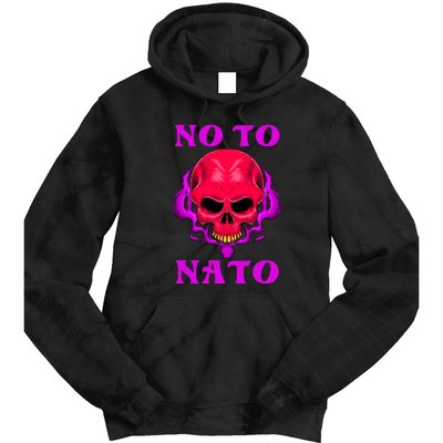 No To NATO Anti War Peace Ukraine Tie Dye Hoodie