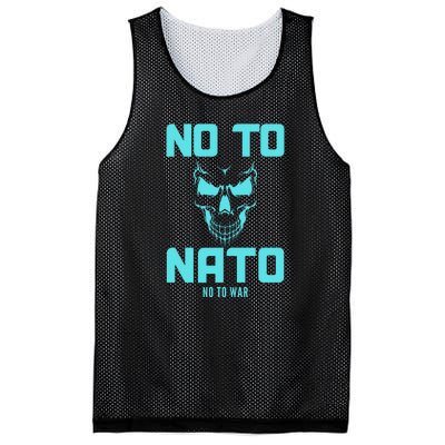 No To NATO Anti War Peace Ukraine Mesh Reversible Basketball Jersey Tank