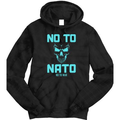 No To NATO Anti War Peace Ukraine Tie Dye Hoodie