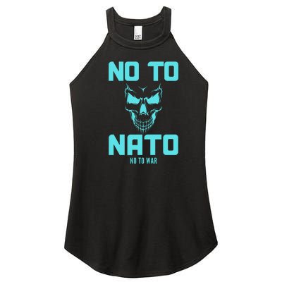 No To NATO Anti War Peace Ukraine Women’s Perfect Tri Rocker Tank