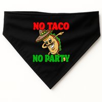 No Taco No Party Fiesta Funny USA-Made Doggie Bandana