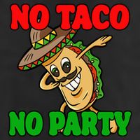 No Taco No Party Fiesta Funny Adult Drive Performance Visor