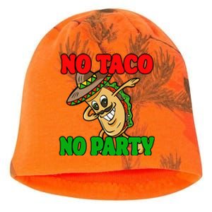 No Taco No Party Fiesta Funny Kati - Camo Knit Beanie