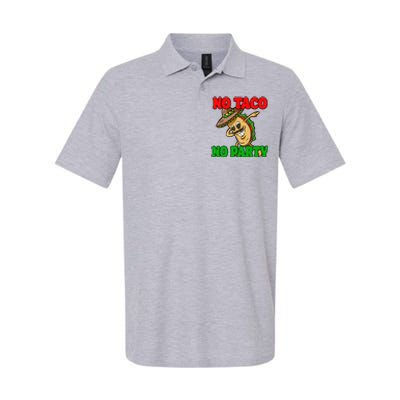 No Taco No Party Fiesta Funny Softstyle Adult Sport Polo