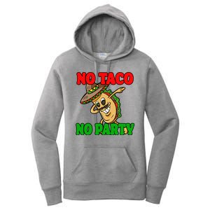 No Taco No Party Fiesta Funny Women's Pullover Hoodie