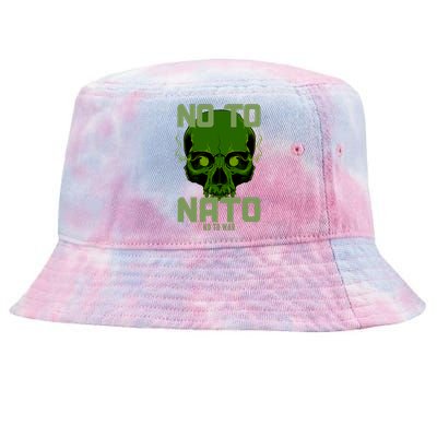 No To NATO Anti War Peace Ukraine Tie-Dyed Bucket Hat