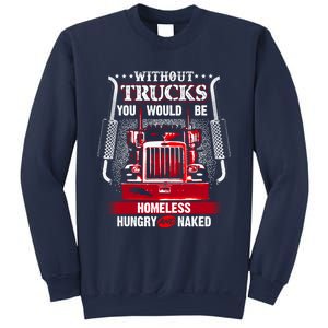 NO TRUCKS NO FOOD Funny Truckers Trucking Sweatshirt