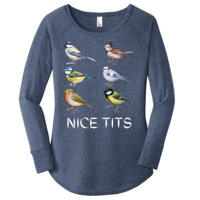 Nice Tits Women's Perfect Tri Tunic Long Sleeve Shirt