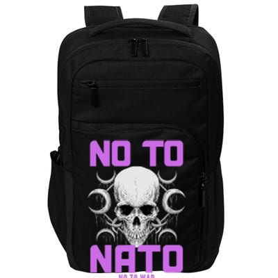 No To NATO Anti War Peace Ukraine Impact Tech Backpack