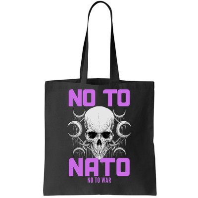 No To NATO Anti War Peace Ukraine Tote Bag