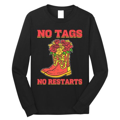 No Tags No Restarts Line Dance Line Dancing Long Sleeve Shirt