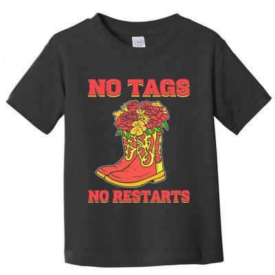 No Tags No Restarts Line Dance Line Dancing Toddler T-Shirt