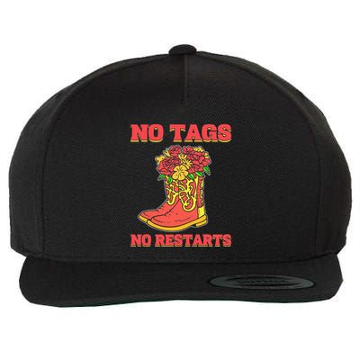 No Tags No Restarts Line Dance Line Dancing Wool Snapback Cap