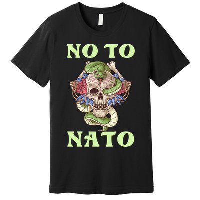No To NATO Anti War Peace Ukraine Premium T-Shirt
