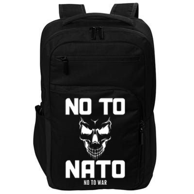 No To NATO Anti War Peace Ukraine Impact Tech Backpack