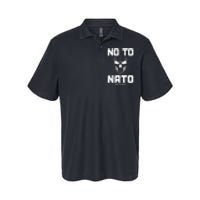 No To NATO Anti War Peace Ukraine Softstyle Adult Sport Polo