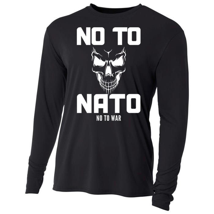 No To NATO Anti War Peace Ukraine Cooling Performance Long Sleeve Crew