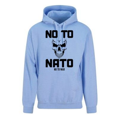 No To NATO Anti War Peace Ukraine Unisex Surf Hoodie