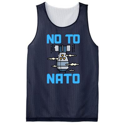 No To NATO Anti War Peace Ukraine Mesh Reversible Basketball Jersey Tank