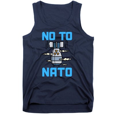 No To NATO Anti War Peace Ukraine Tank Top